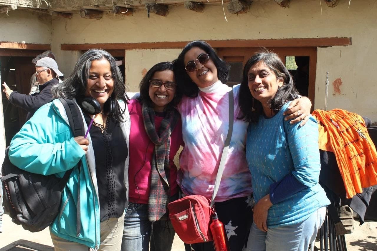 The Chuskit crew on location in Ladakh